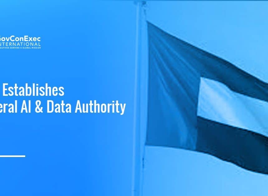 UAE flag. The UAE has established the Federal Authority for Artificial Intelligence and Data.