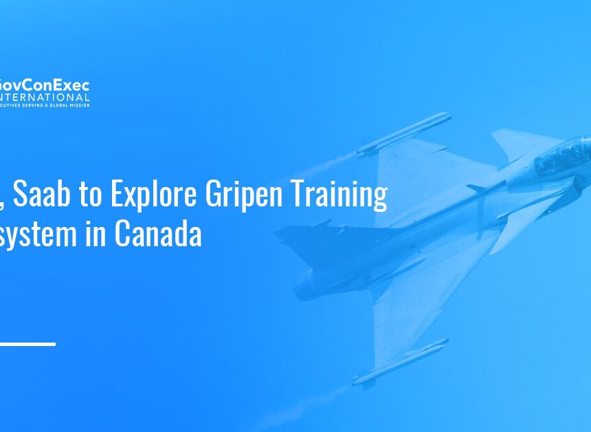 gripen-cae-saab-training-canada-partnership Gripen Fighter Jet. CAE and Saab have signed an MOU to explore a Canada-based Gripen fighter jet training system.