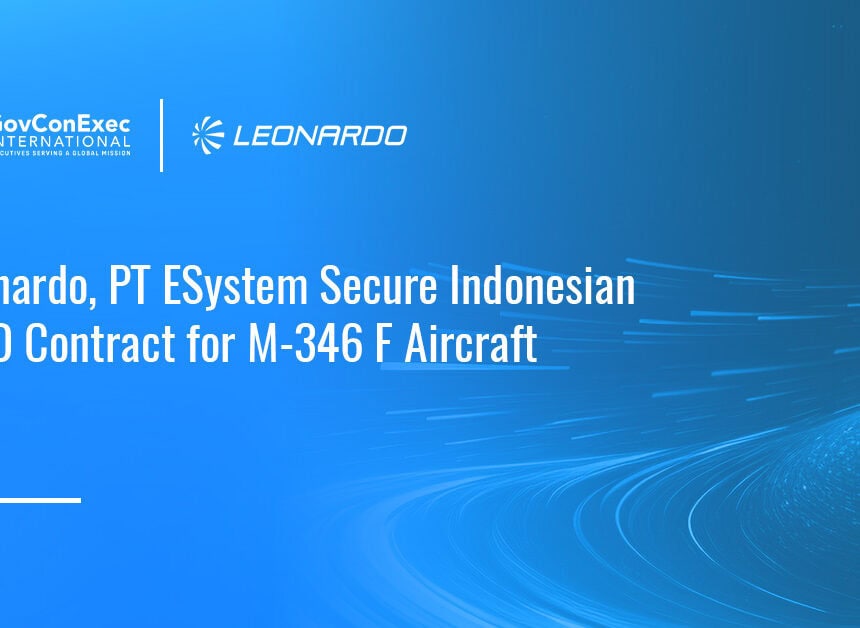 Leonardo logo. Leonardo and PT ESystem have signed a contract to deliver 12 M-346 F Block 20 aircraft to the Indonesian MOD.