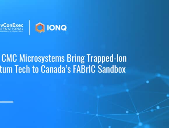 ionq-cmc-cloud-quantum-system-fabric-qcs-partners IonQ logo. IonQ has partnered with CMC Microsystems to expand quantum cloud access in Canada.