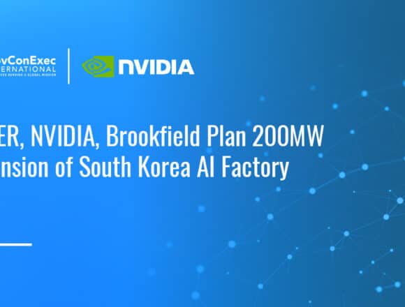 NVIDIA logo. NAVER, NVIDIA and Brookfield plan to expand a Korean AI factory to 200 megawatts by 2028.