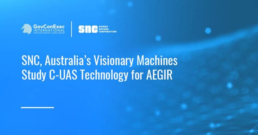 snc-visionary-machines-c-uas-tech-aegir SNC logo. Sierra Nevada Corp. and Visionary Machines will explore integrating Pandion Sentinel into AEGIR USVs.