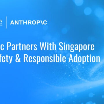 anthropic-singapore-ai-adoption-partnership Anthropic logo. Anthropic and the Singapore government have partnered on responsible artificial intelligence adoption.