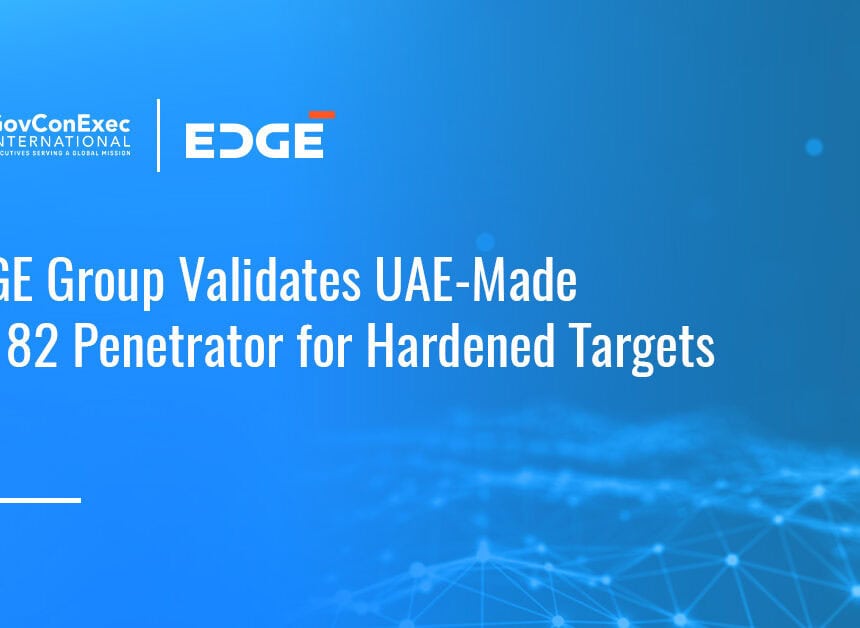 EDGE Group logo. EDGE Group has completed performance and qualification demonstrations for the UAE-made MK 82 Penetrator.