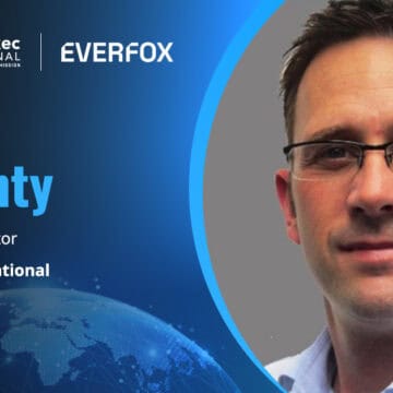 colin-mckinty-everfox-managing-director-appointment Colin McKinty. Everfox has named Colin McKinty as managing director of its international business.