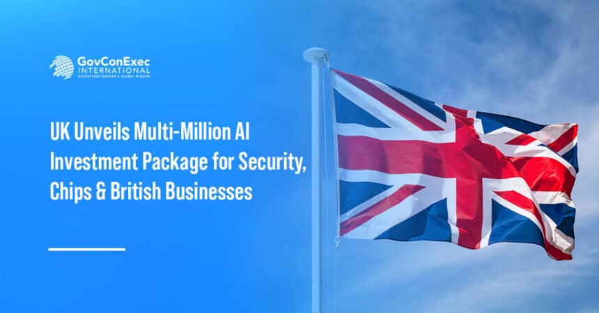 U.K. flag. The U.K. government has unveiled plans for a multi-million AI investment package.